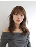 レイヤーカット/透明感カラー