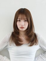 ライズ ネックス ザ サロン 渋谷(LIZE nex the salon)&nbsp;ミディアムレイヤー #渋谷#ミディアムレイヤー#レイヤーカット