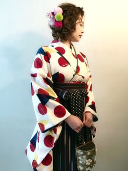 《成人式/卒業式予約受付中！》一生に一度の大切な日を華やかに演出◎お電話でお問い合わせください♪