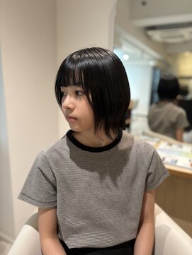 ソイクフ 四条大宮店(SOY-KUFU) 20代30代40代◎似合わせ黒髪軽やかレイヤーで動きを出したボブ