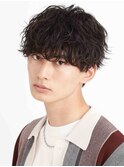 シャドウパーマ スパイラルパーマ メンズマッシュショート