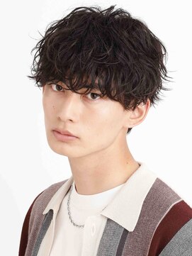 レガシー(REGASEA) シャドウパーマ スパイラルパーマ メンズマッシュショート