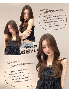 ボタン シブヤ(VOTAN SHIBUYA) オリーブブラウン/レイヤーカット/透明感カラー/韓国ヘア