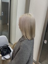 リアン(LIAN)&nbsp;ハイライトカラーミルクティーベージュケアブリーチダブルカラー