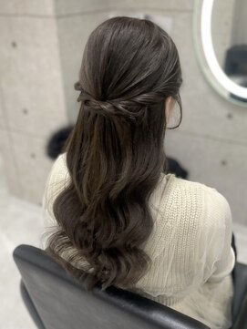 クラン 東心斎橋店(Clan) ハーフアップ/心斎橋ヘアセット