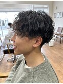 スパイラルパーマ