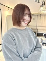 ヴィア 京都烏丸(Via)&nbsp;ピンクブラウン/ピンクオレンジブラウン/ケアブリーチ/ボブ