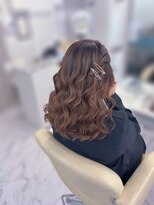 シェル(Shell)&nbsp;ねじりハーフツイン/北新地ヘアセット