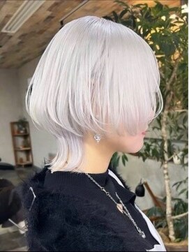 ネハス 栄(nehus.) 学割ブリーチハイライト髪質改善ダブルカラーレイヤーカット