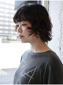 ボブウルフパーマ