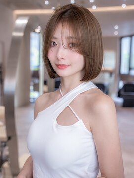 メゾンバイハバナ(maison by HAVANA) 20代30代大人ハイライトブラウン小顔ナチュラルショートボブ