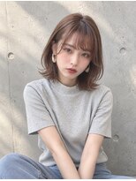 ミラーズ トーキョー(millors tokyo)&nbsp;大人可愛いくびれボブ☆アッシュベージュ