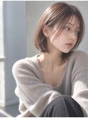 船橋駅アッシュベージュタッセルボブ