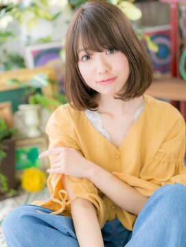 カバーヘア ブリス 戸田公園西口店(COVER HAIR bliss) *bliss戸田公園* 目力UP!斜めバングx小顔ワンカールa
