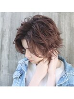 レイドバック(LAID BACK)&nbsp;【代官山LAIDBACK】くせ毛風外ハネ無造作ショートヘア
