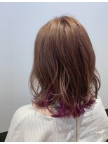 ヘアーアンドスパ クララ(hair&spa klala) インナーカラー☆パープル