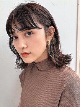 ガーデントウキョウ(GARDEN Tokyo) 【GARDEN 田中麻由】インナーカラーおしゃれ外ハネミディアム