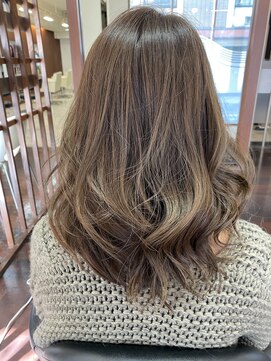 ビューティーヘアサロン アングル 八戸ノ里店(Beauty Hair Salon angle) 綺麗め大人グレージュ