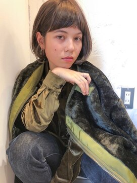 エムスラッシュ みなとみらい馬車道店(M SLASH) M.SLASH馬車道/カーキベージュ/オン眉/耳かけ/小顔/ミニボブz