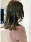 福山市美容室Caary人気オリーブグレージュ/ミントグレージュ
