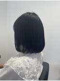 顎下ラインのボブスタイル♪