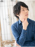 ≪mod's men≫くせ毛カットで無造作束感ショートウルフM