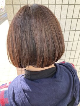 スタジオ アルファプラス 日暮里店(studio α+) 前下りワンレンボブ【スタジオアルファプラス日暮里】