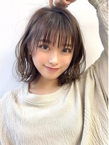 ハニーシブヤ(HONEY shibuya)&nbsp;【HONEY】顔まわり小顔ミディ×デジタルパーマ（徳永 りえこ）★