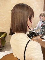 ボブ/切りっぱなしボブ/ぱつっとボブ/20代30代40代/銀座有楽町