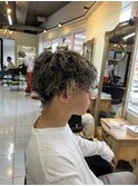 波巻きスパイラルパーマ　波巻きパーマ　メンズパーマ