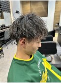 ツイストスパイラル×ホワイトメッシュ
