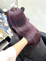 シエルバイアフロート(ciel by afloat)&nbsp;〈藤間〉ブリーチ/ラベンダーピンク/韓国ヘア/顔まわりレイヤー