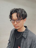 フィフス 渋谷(fifth)&nbsp;波巻きパーマスパイラルパーマプードルパーマセンターパート渋谷