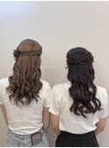 推し活ヘアセット梅田茶屋町Riccoスタイル