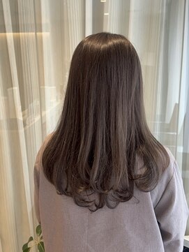 アミリアバイザザ(amiliea by ZA/ZA) ブリーチなしグレージュカラー