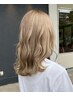 【ハイトーン】カット＋ブリーチオンカラー＋トリートメント