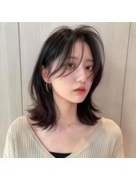 ライズ ネックス ザ サロン 渋谷(LIZE nex the salon) ミディアムレイヤー#ミディアムレイヤー#韓国ヘア#渋谷駅