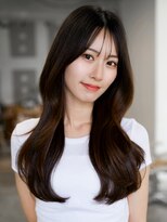 エインアンリー 明治神宮前(AIN.ANLY.) 薄めバングが可愛いこなれ韓国ヘア