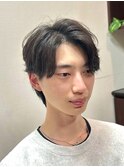 メンズパーマ/フェザーパーマ/メンズカット/銀座＜理容室＞