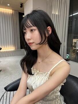 ボタン ハカタ(VOTAN hakata) 顔周りカット/姫カットレイヤー/レイヤーカット/韓国ヘア