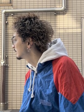 イエローコーン 金沢文庫店(YELLOW CORN) スパイキーパーマ/スパイキーショート/メンズベリーショート