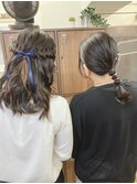 親子?姉妹?可愛くヘアアレンジ☆