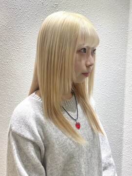 エミス バイ メルト 吉祥寺(emis by melt) 【小野】抜きっぱなしハイトーンブロンド吉祥寺