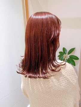 セイドット リー(Say. Ree) Say.ロングレイヤーローズブラウンダークレッドモーヴピンク青山