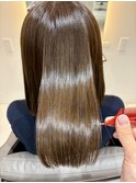 静電気対策に！髪質改善ヘアカラー！