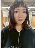 【小顔・顔まわり】ぱっつんバング/レイヤー/肩はね