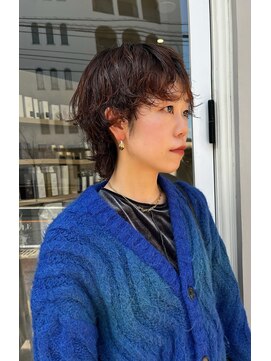 マル 薬院浄水店(MAR.co) ショートウルフパーマ