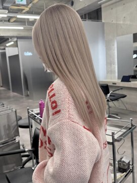 ローレン(Lolen.) サラサラストレート　ホワイトミルクティー