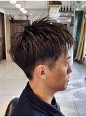 【20代 男性】ロンドンビジネス束感ツーブロック