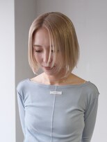 フィエル(fielu)&nbsp;切りっぱなしボブ×ミニボブ×艶カラー【担当:ISAO】